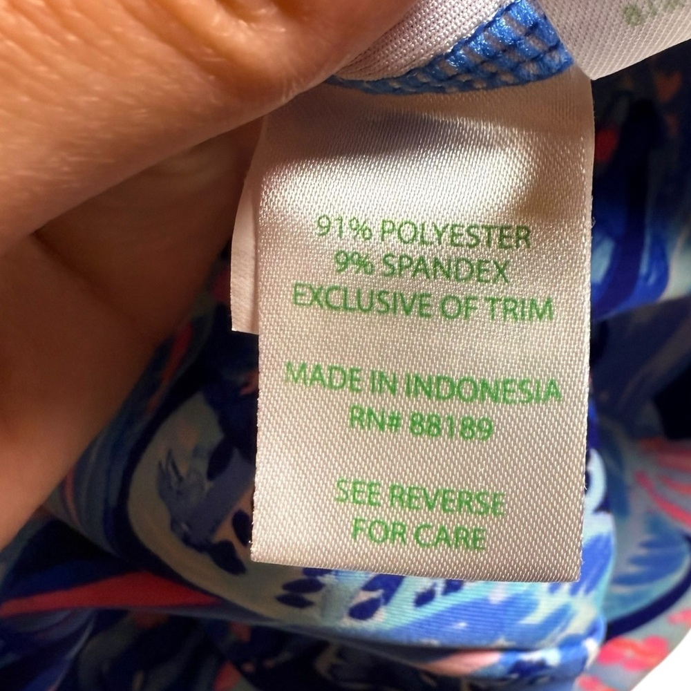 Lilly Pulitzer XXS Ocean-Inspired Scallop Hem Scuba Shorts - Picture 3 of 4